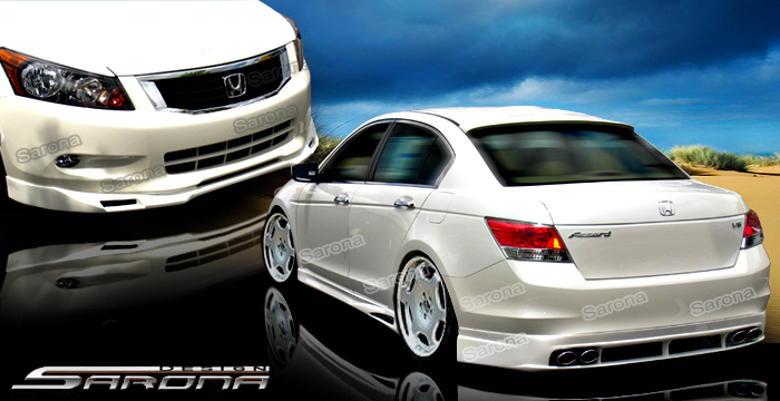 Custom Honda Accord Body Kit  Sedan (2008 - 2012) - $1190.00 (Manufacturer Sarona, Part #HD-047-KT)